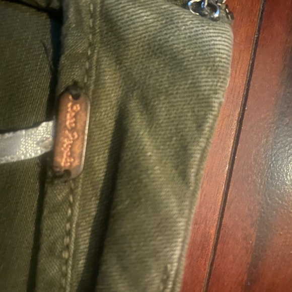 Free People | Pencil mini skirt | size 4 olive green - Picture 6 of 6